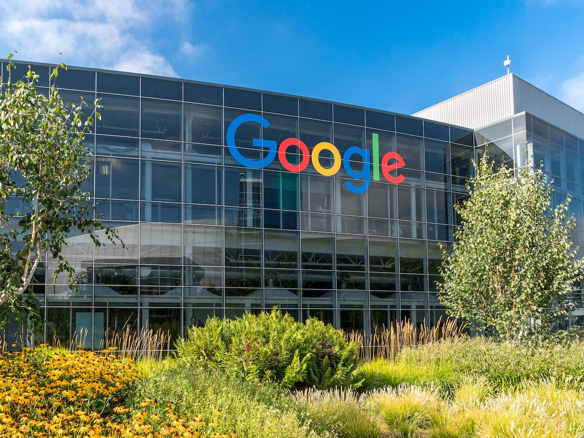 Google Corporate Headquarters and Logo