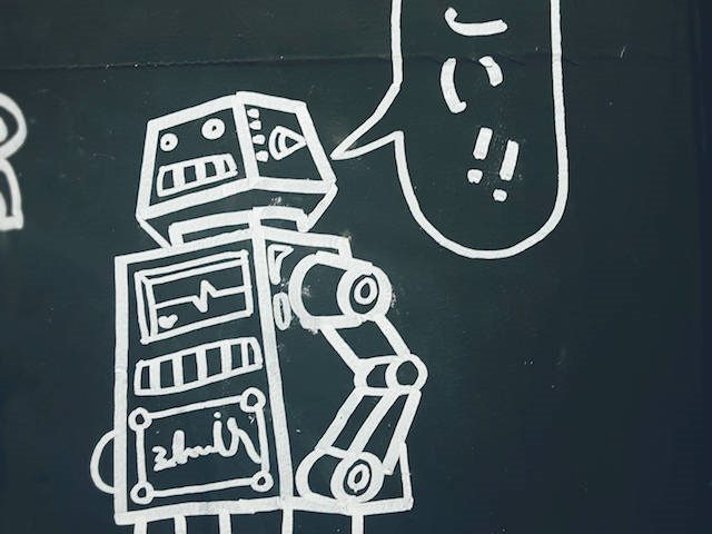 robot graffiti
