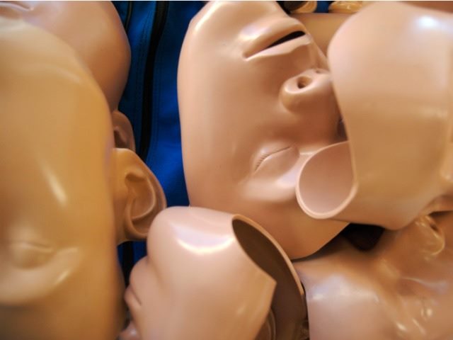 pile of rubber faces