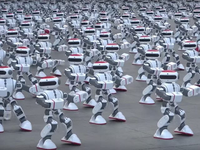 robot army dance from Guinness World Records
