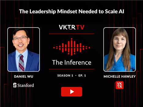 Stanford's Daniel Wu as a guest on VKTR TV's The Inference