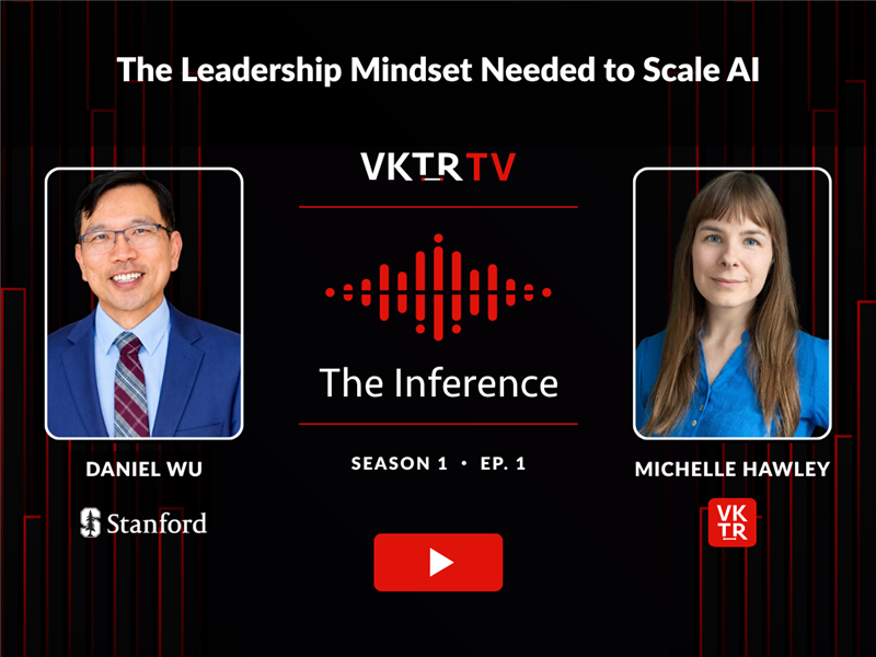 Stanford's Daniel Wu as a guest on VKTR TV's The Inference