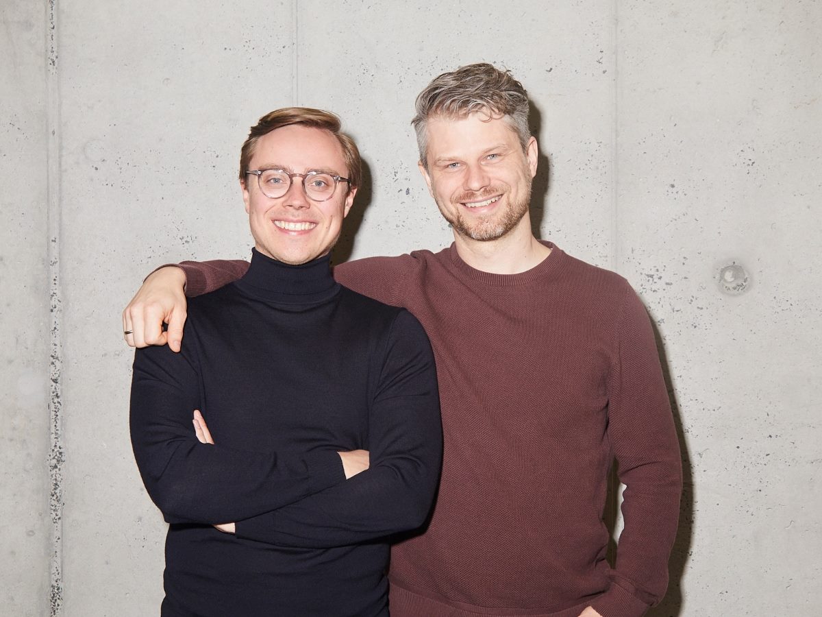 Parloa founders Malte Kosub, left, and Stefan Ostwald
