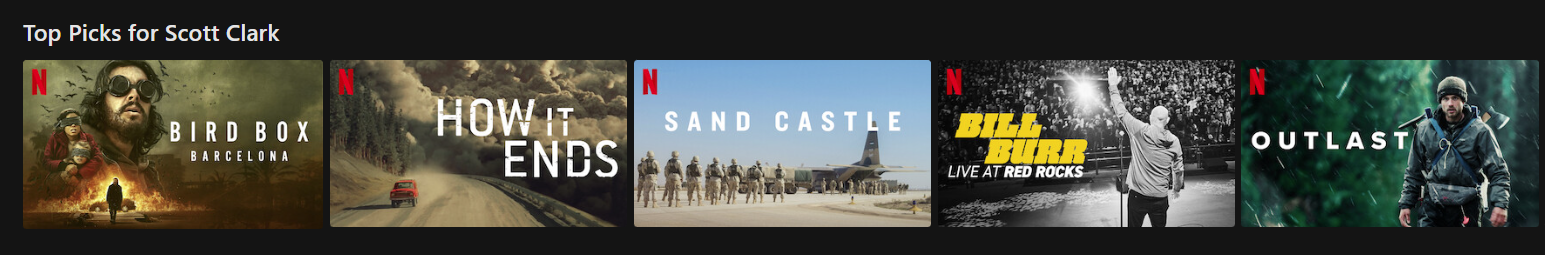 netflix recommendations