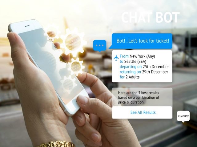 chat bot phone interface