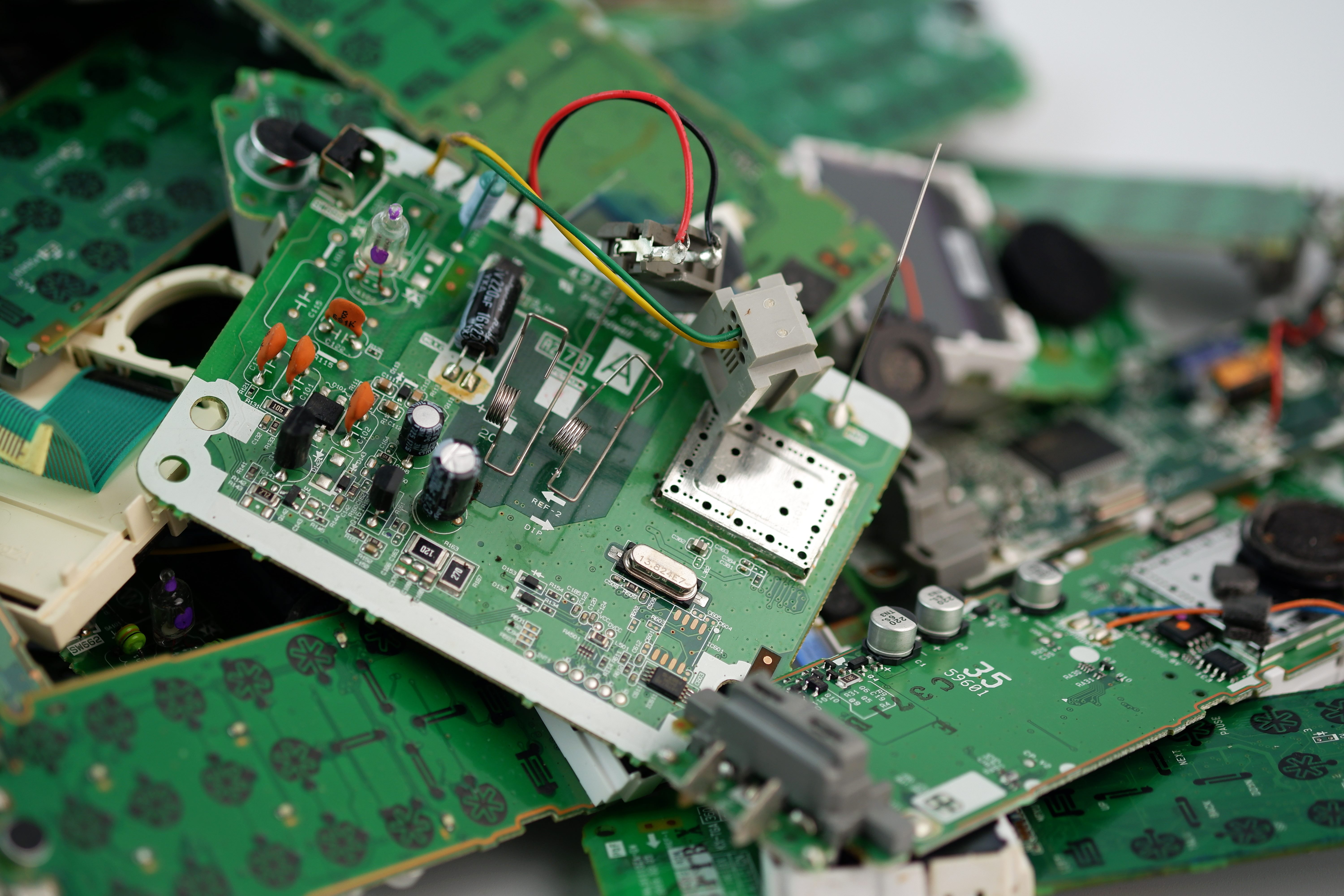 Broken circuit boards
