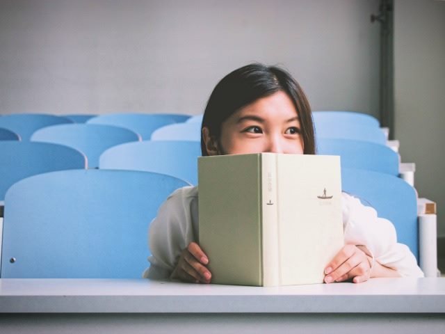 young student in classroom
