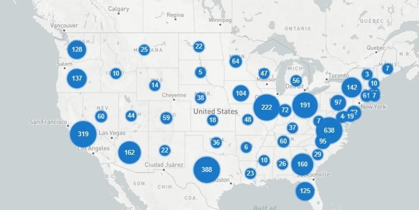 Data Center Map