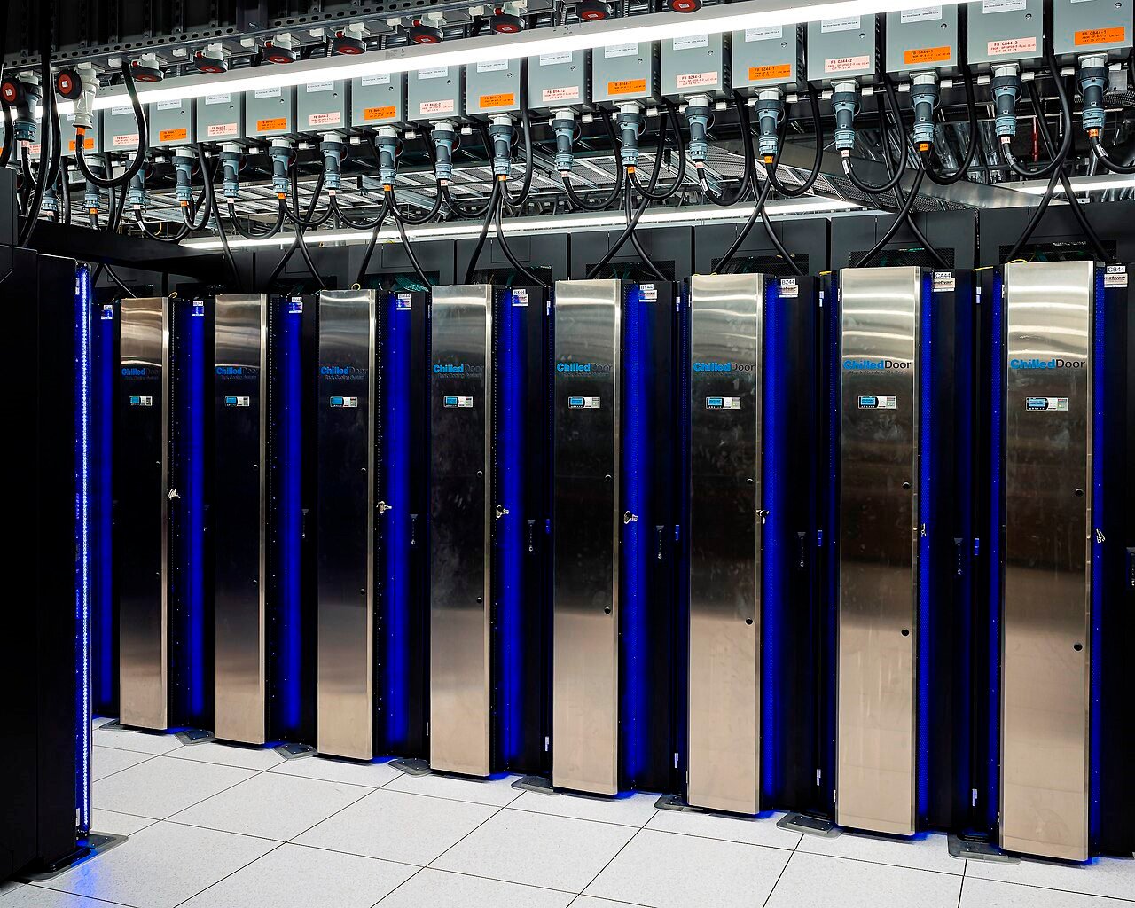 The Frontier supercomputer at the Department of Energy’s Oak Ridge National Laboratory
