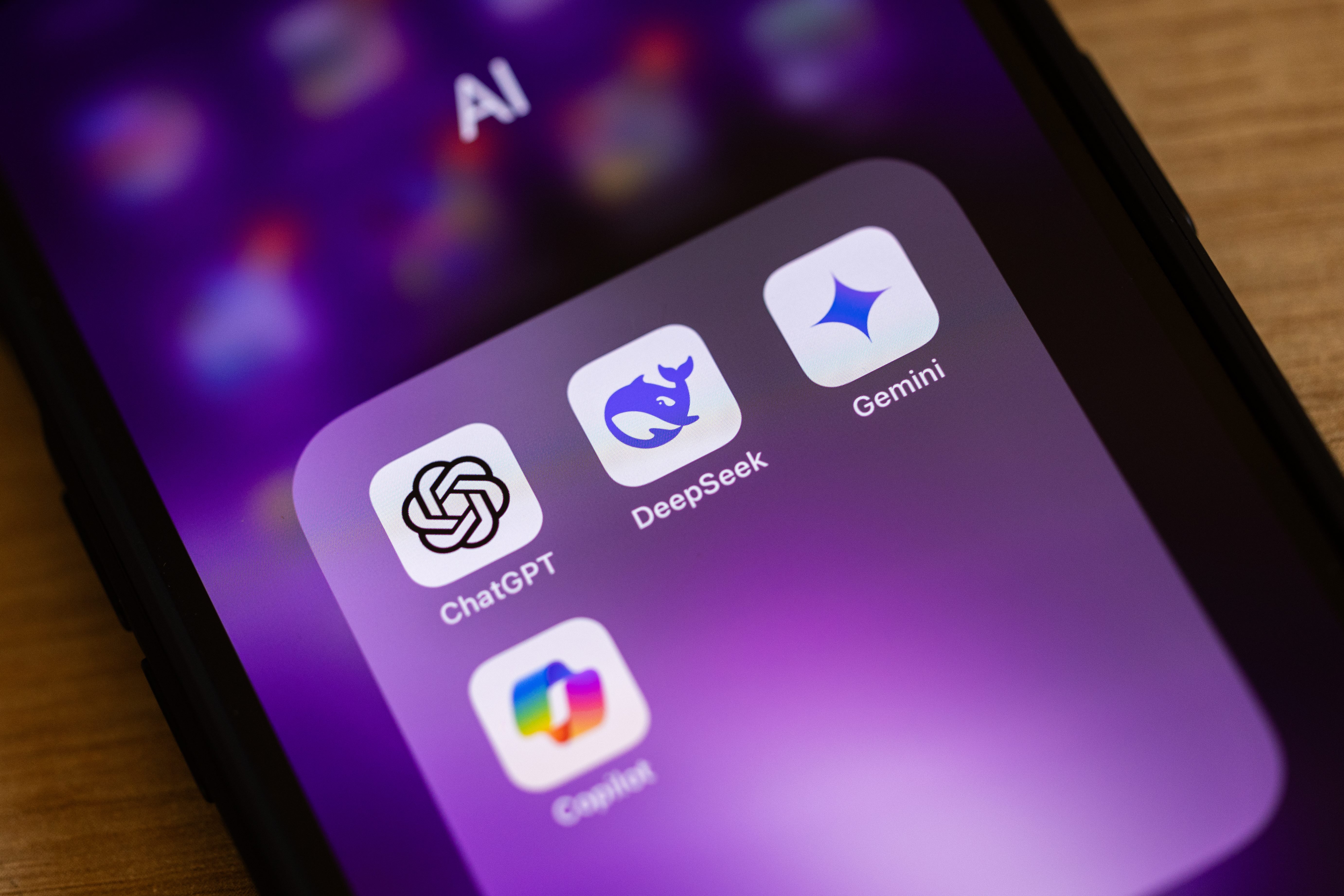 AI apps on phone