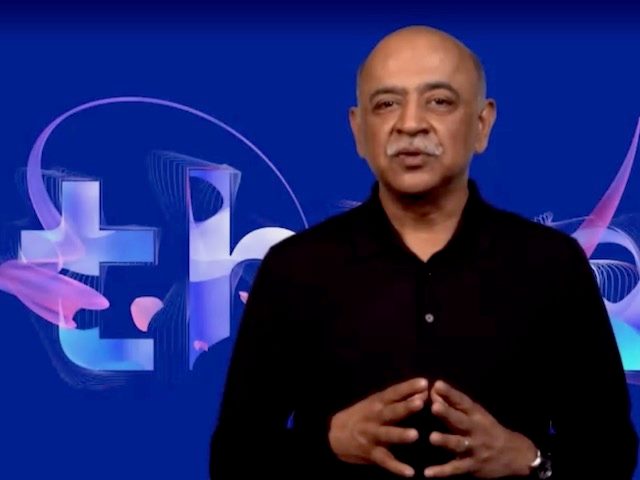 Arvind Krishna,  IBM CEO, delivering Think 2020 virtual keynote