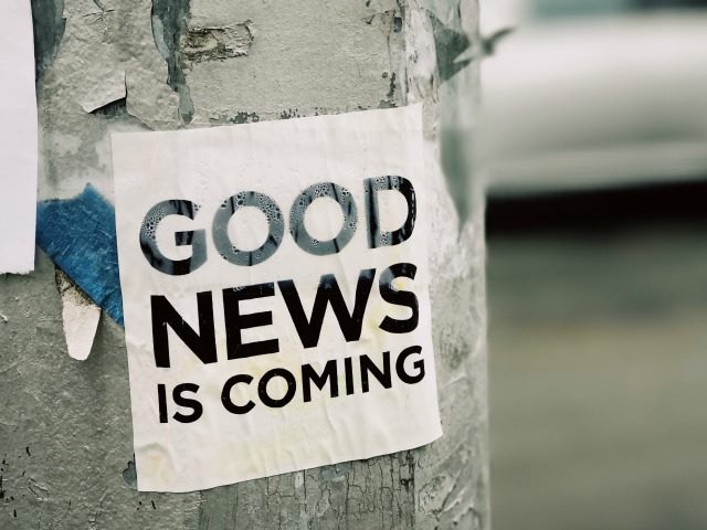 good news is coming