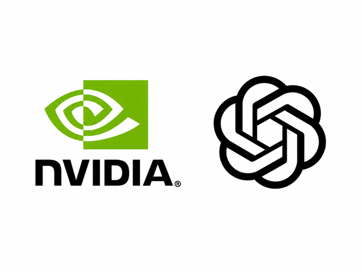 The Nvidia & OpenAI logos