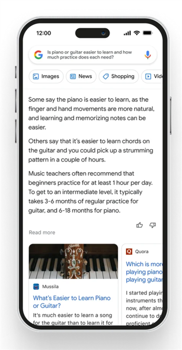 Google Bard Demo on Smartphone