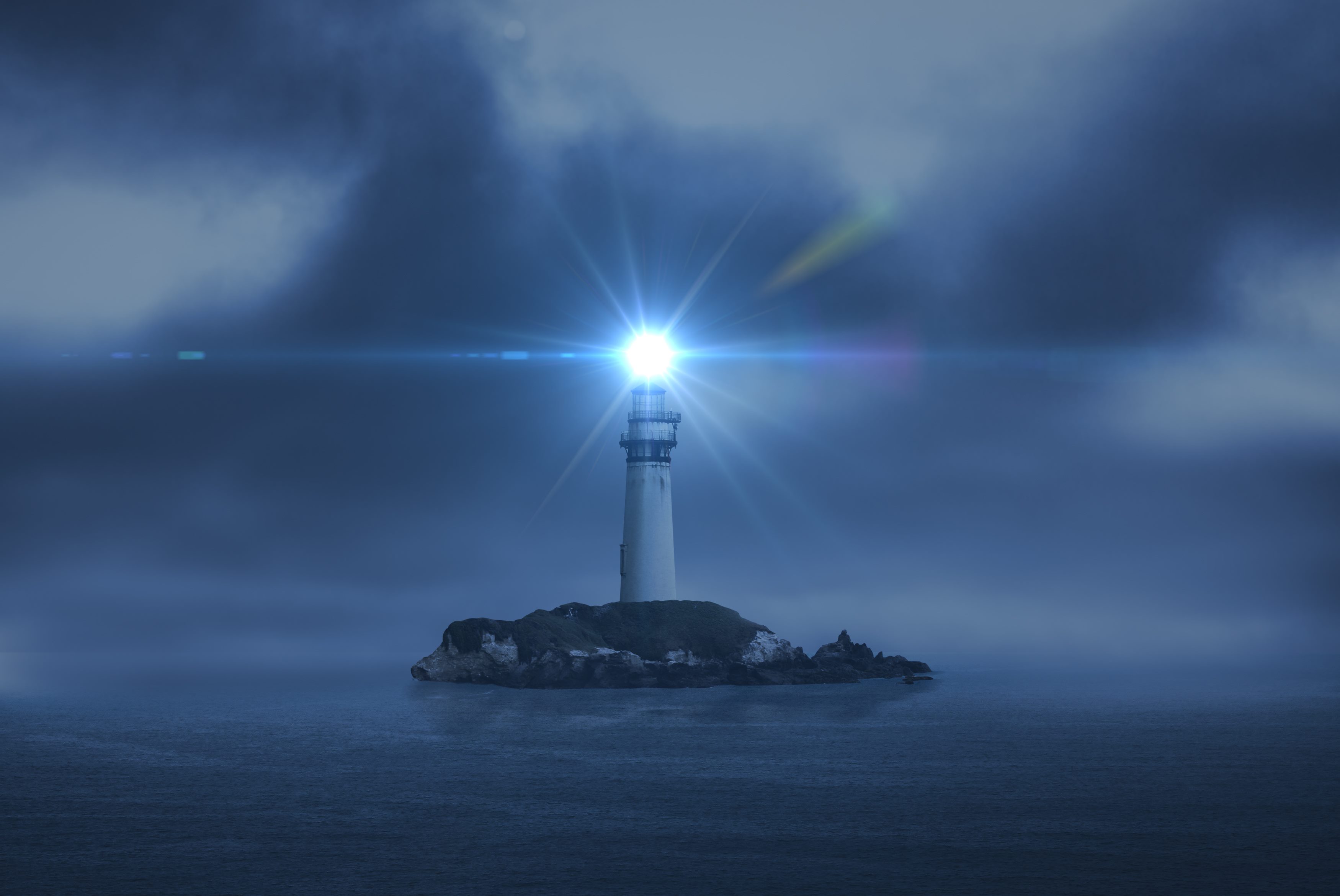 A lighthouse
