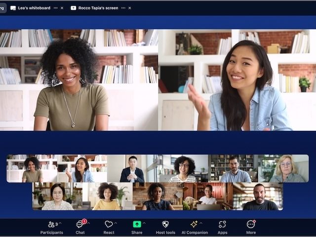 the new look for Zoom Meetings in Zoom Workplace