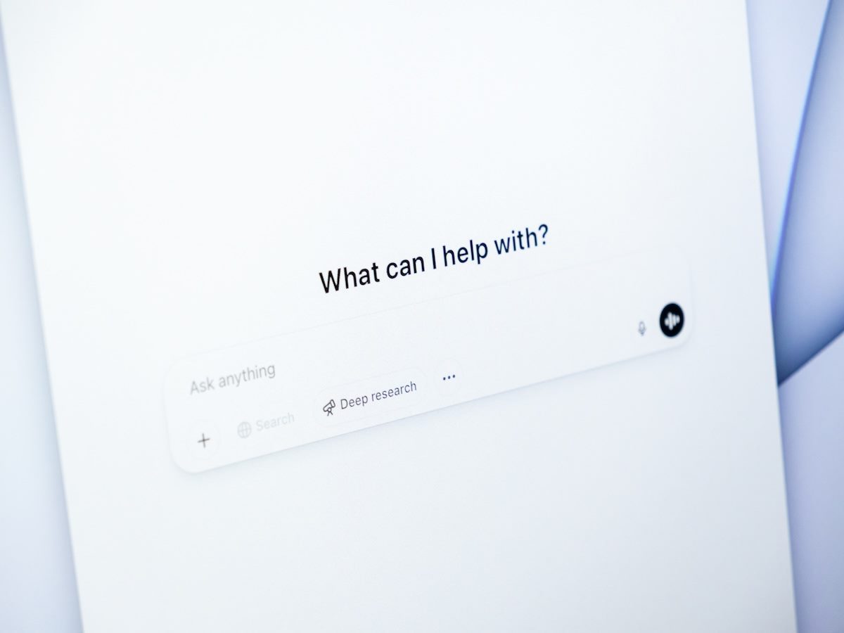 Open chat interface for ChatGPT