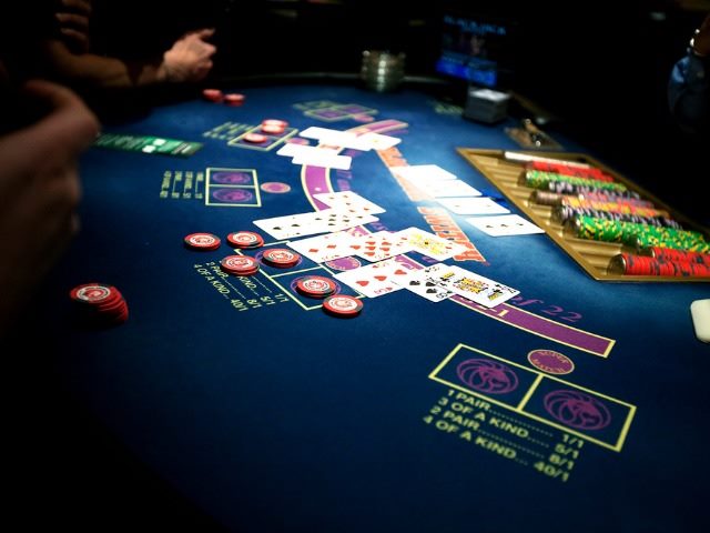 Blackjack table