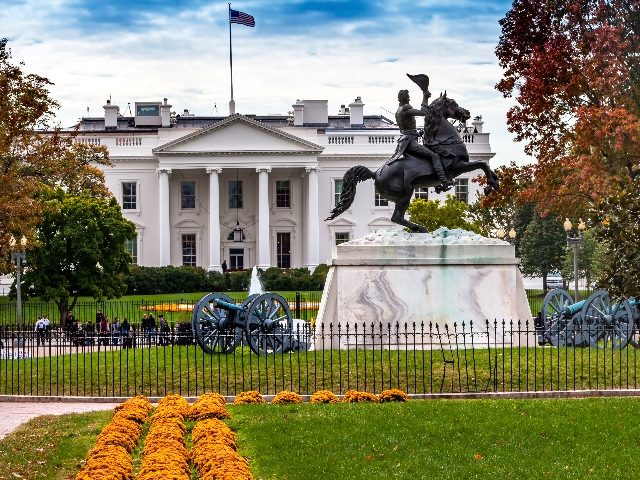 Jackson Statue at Lafayette Park in front of the White House in Washington DC, where the White House Oct. 30, 2023 issued an AI Executive Order promoting safeguards and data privacy.