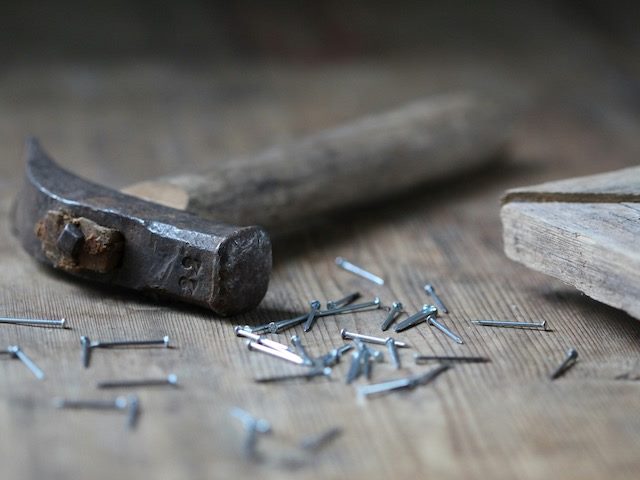 Hammer and nails