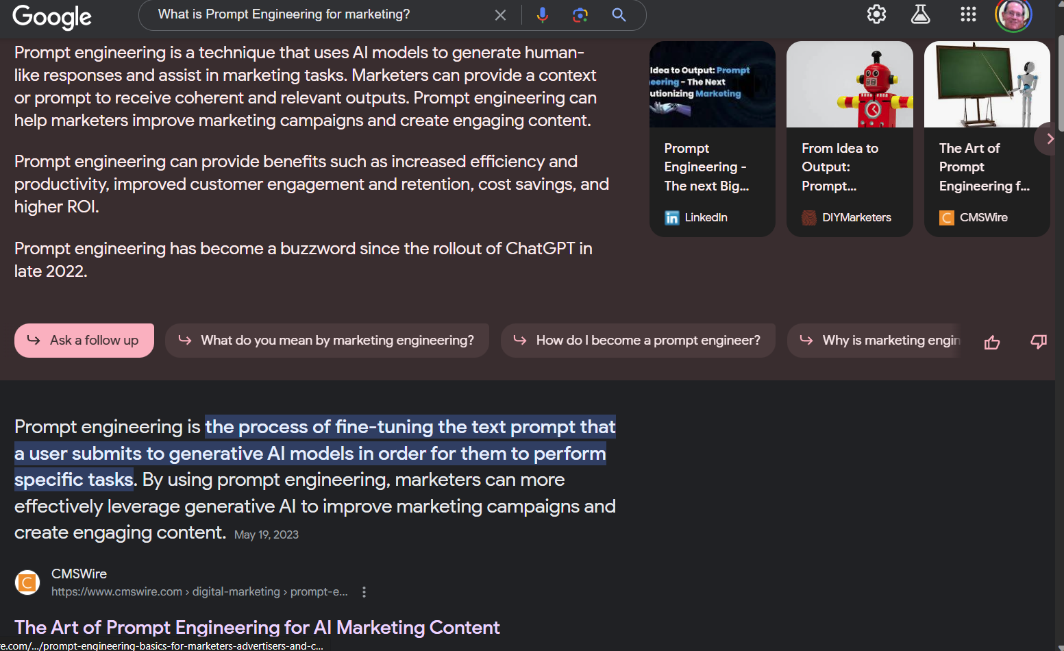 organic links