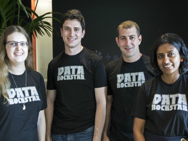 ClearGraph team members, from left to right: Naomi Bancroft, Ryan Atallah, Andrew Vigneault and Vidya Setlur.