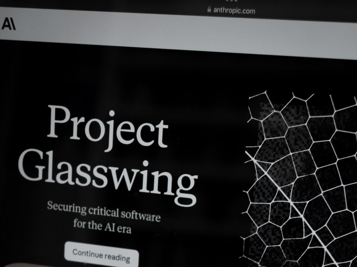Project Glasswing page on computer screen