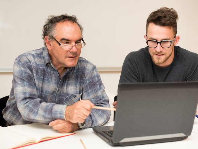 inter-generational skill sharing between two co-workers