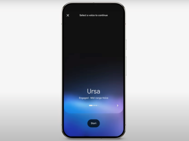 Google Gemini AI voice on Android smartphone screenshot.
