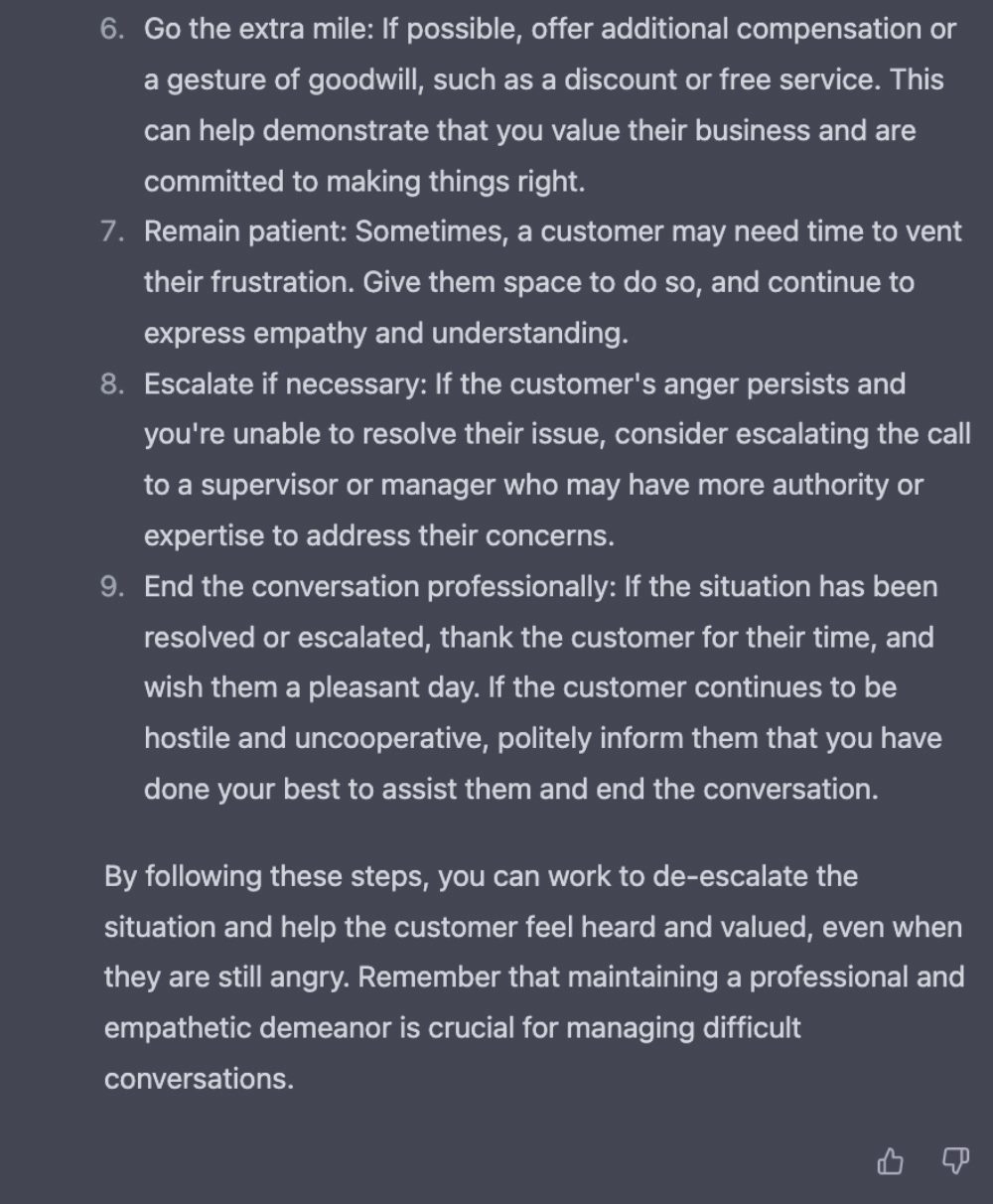 Screenshot of an interaction with GPT-4.0; text in article