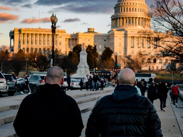 tourists in Washington DC