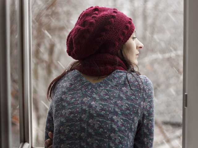 looking out the window