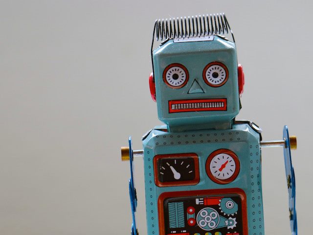 curious robot toy