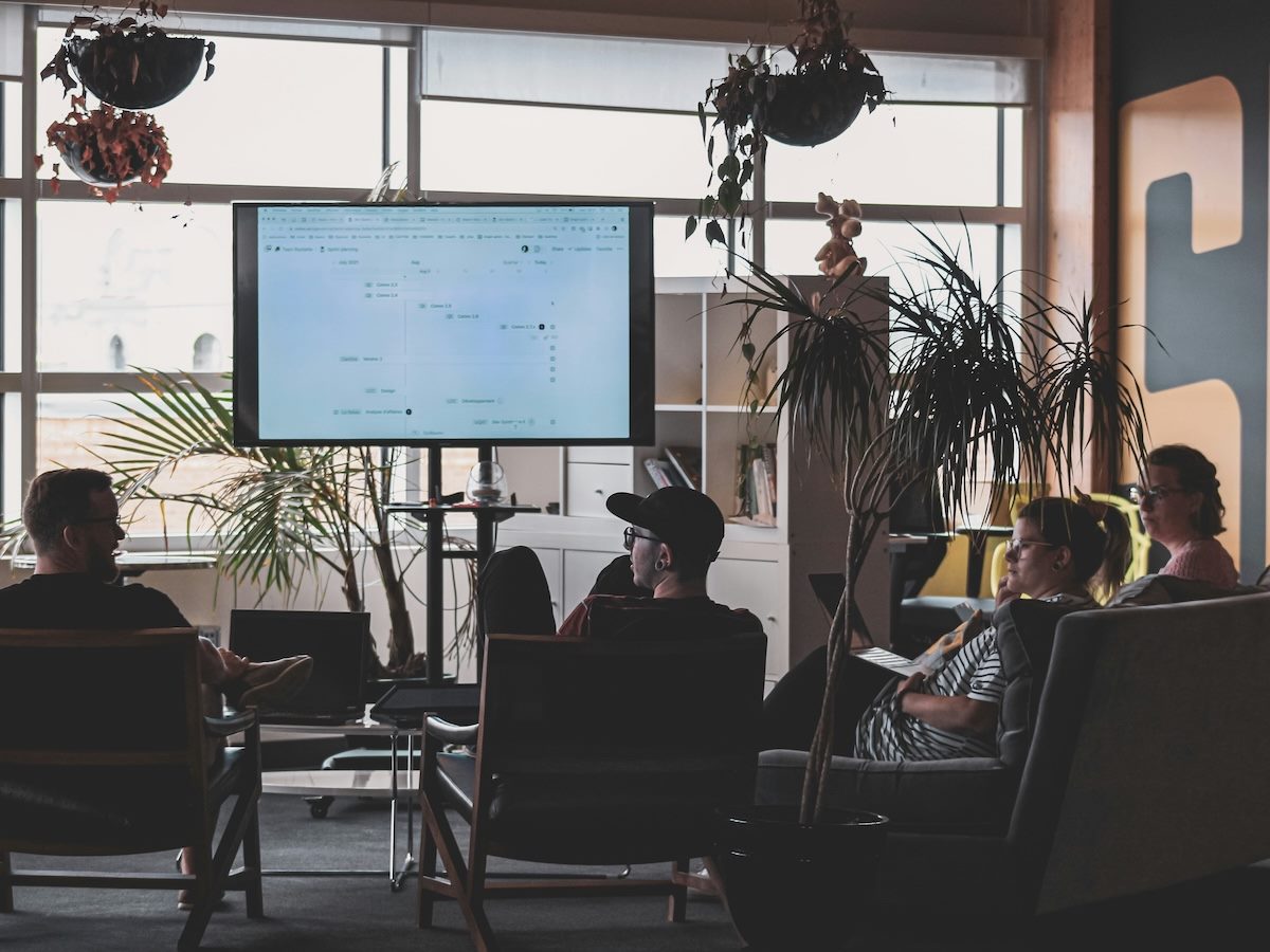 a team training session