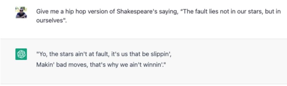 A screenshot of an exchange between Ahmed Bhouzid and ChatGPT