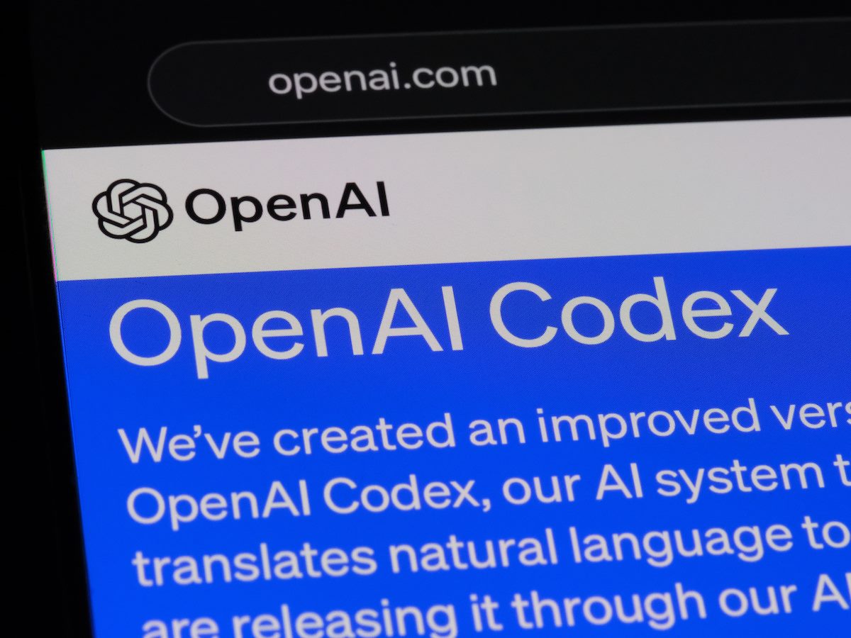 OpenAI Codex logo on website