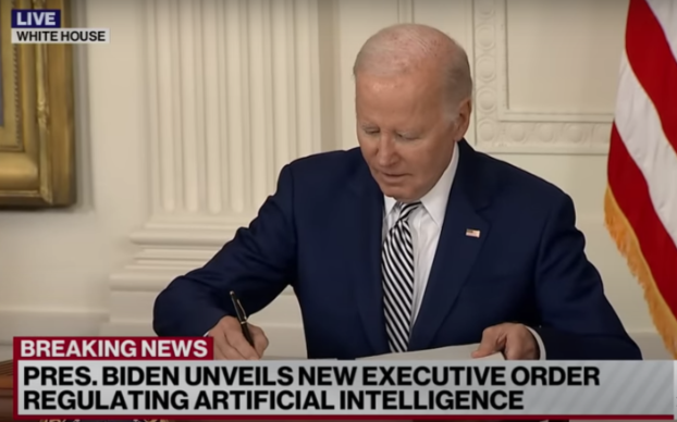 President Biden Signing the AI Executive Order