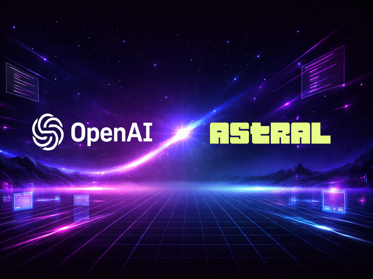 OpenAI and Astral logos