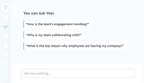 Visier generative AI digital assistant, Vee.