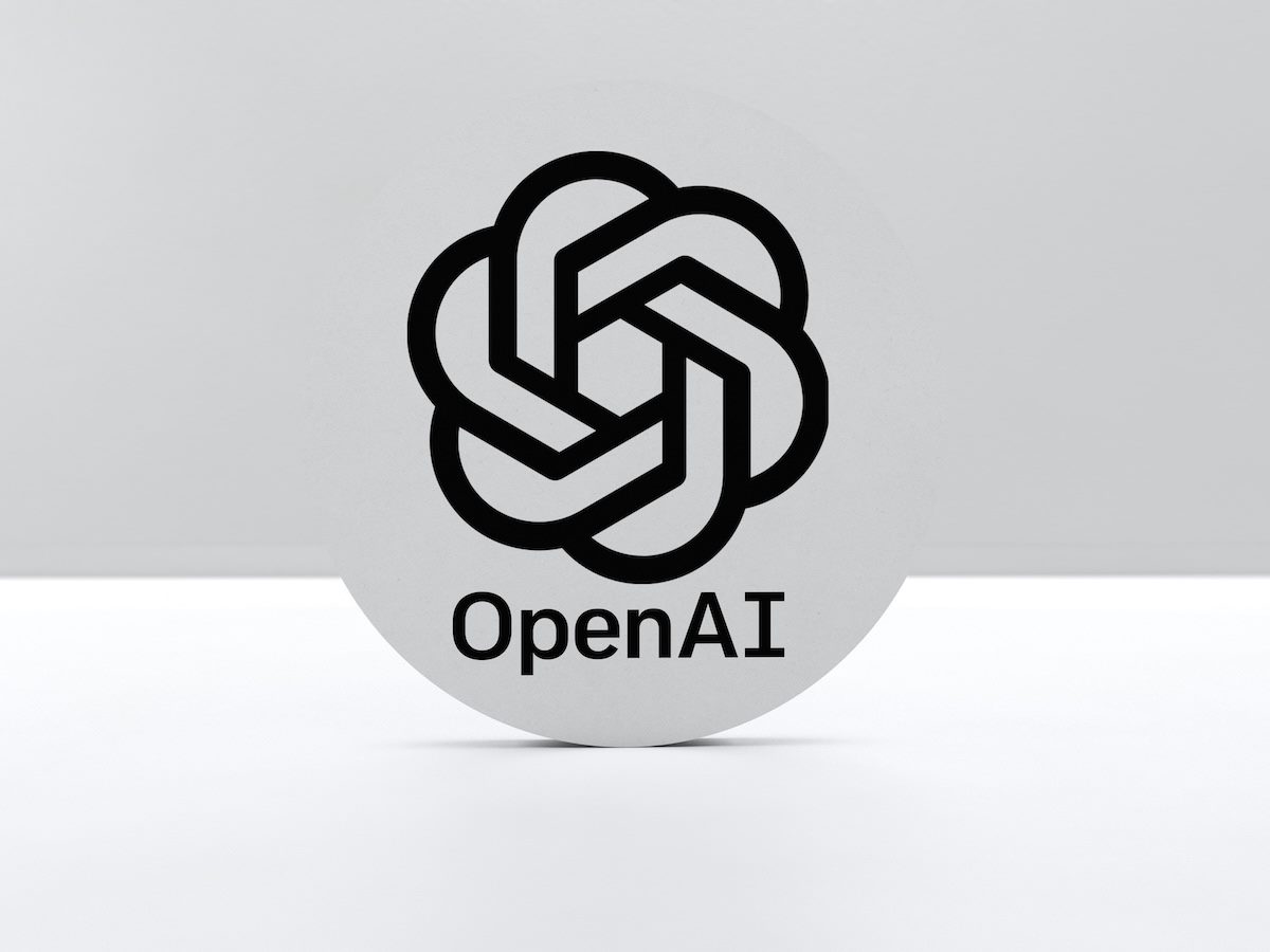 OpenAI logo on white background
