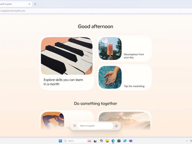 Microsoft Copilot Discover web screenshot.