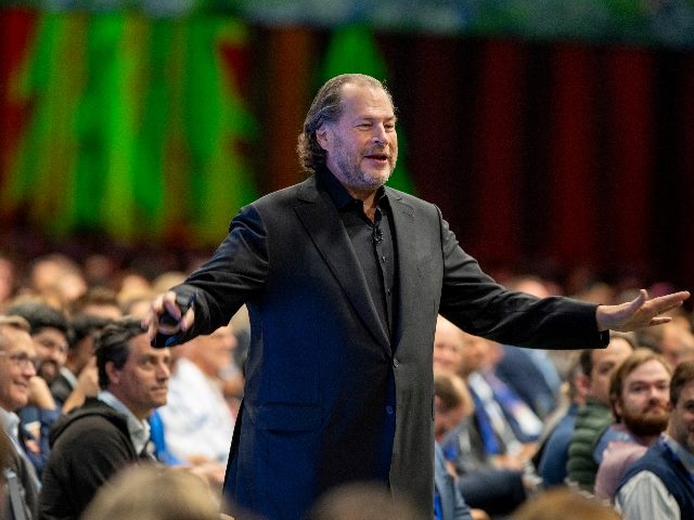 Marc Benioff at Dreamforce 2024.
