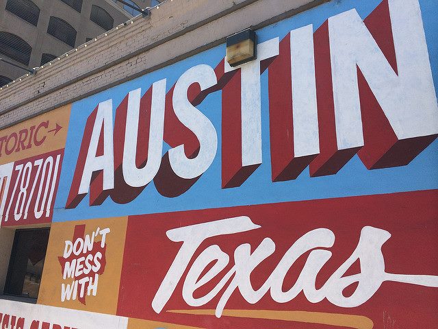 Austin, Texas sign