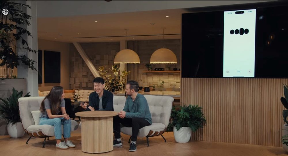 Screenshot of the second ChatGPT demonstration of its Spring Update.
