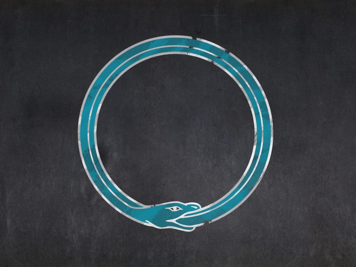 An ouroboros