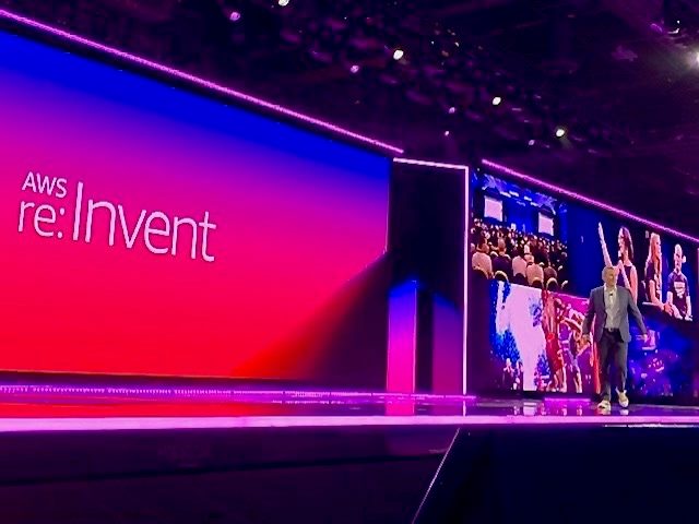Amazon AWS CEO Andy Jassy takes stage at re:Invent 2018