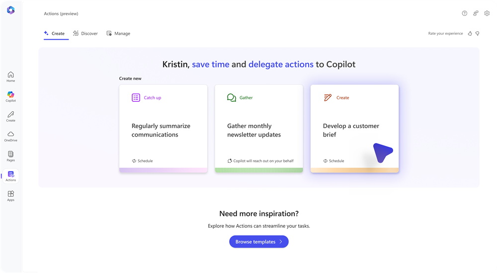 Microsoft Copilot Actions