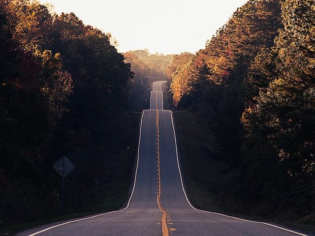 long road heading off into the horizon