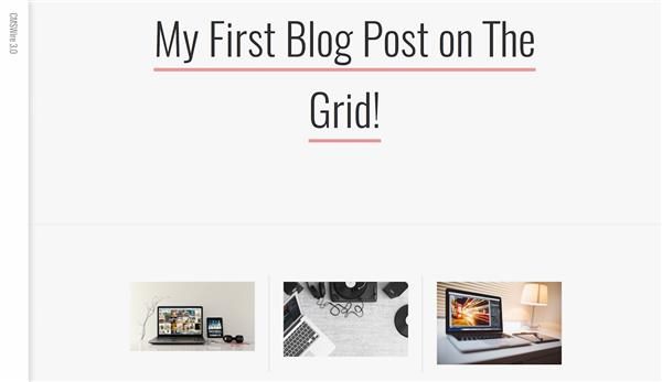 first blog on grid