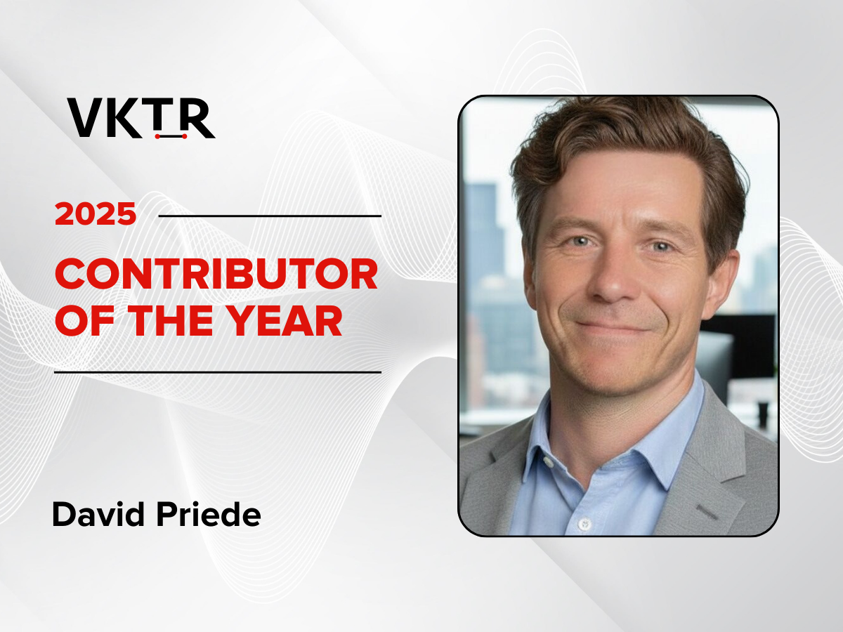 VKTR contributor of the year David Priede